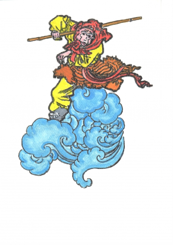 Regele Maimuţă, un personaj din legenda chineză clasică "Călătorie spre Vest"